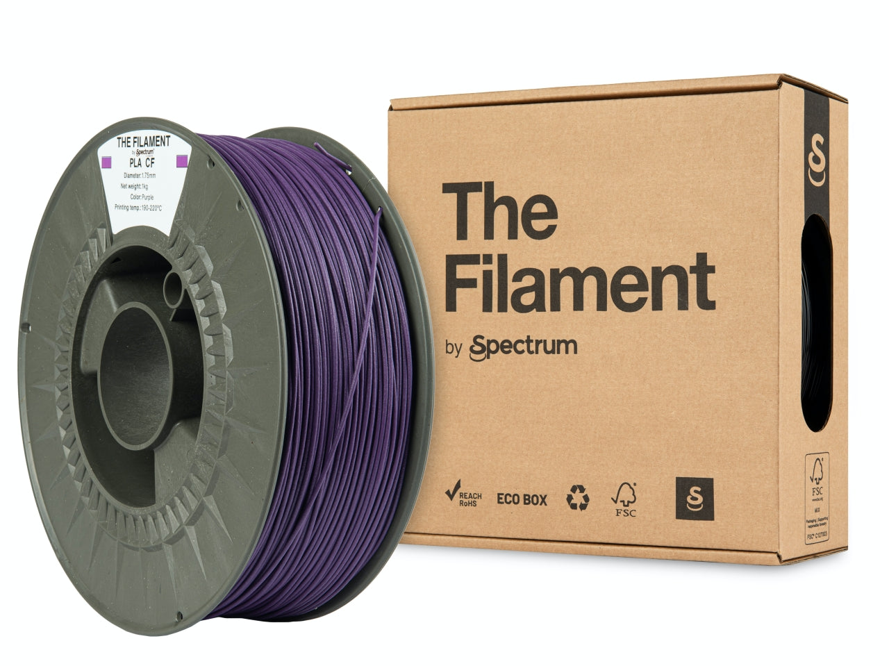 Spectrum Filaments - Purple Carbon Fiber PLA - 1kg