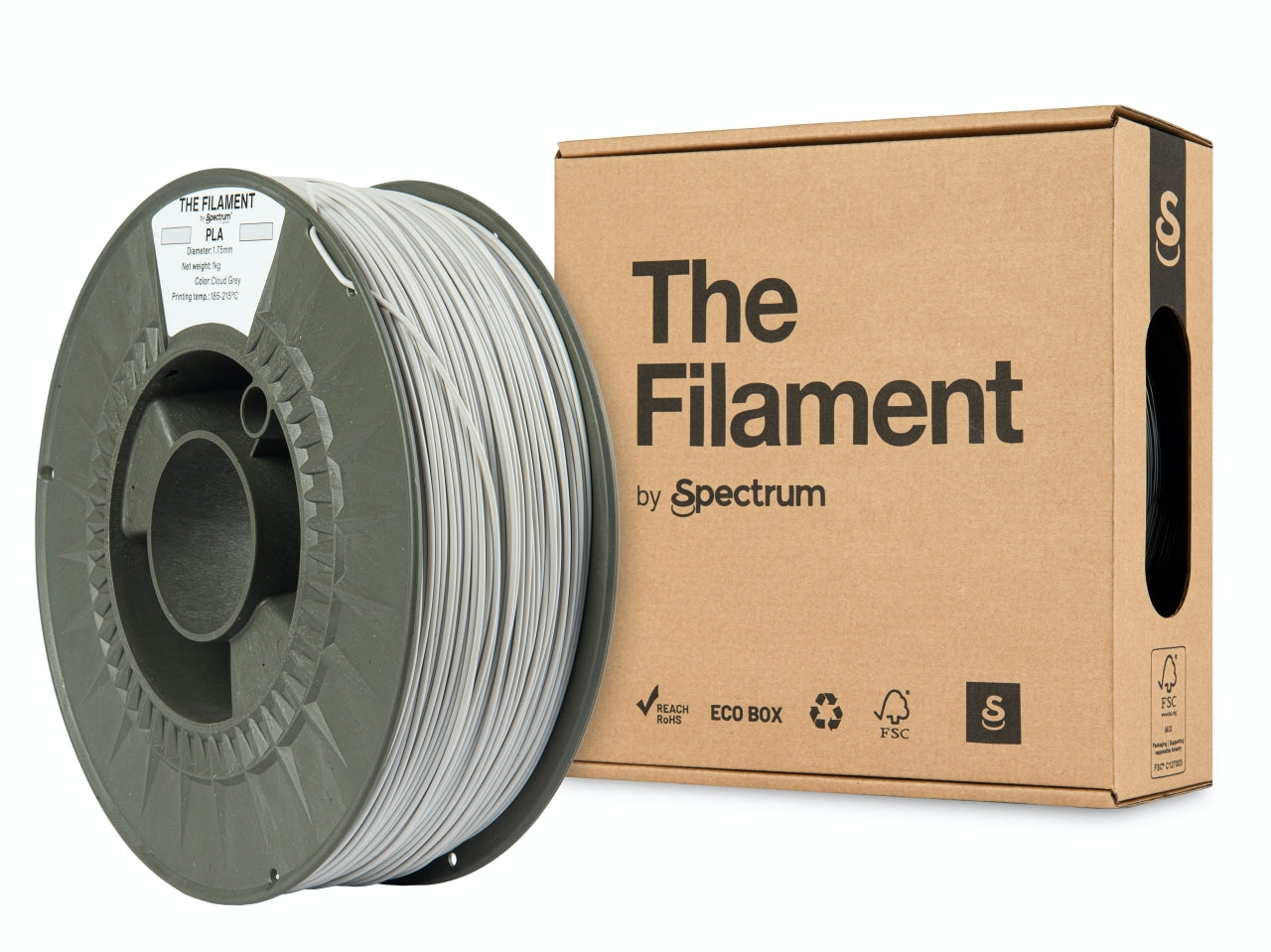 Spectrum Filaments - Cloud Grey PLA - 1kg