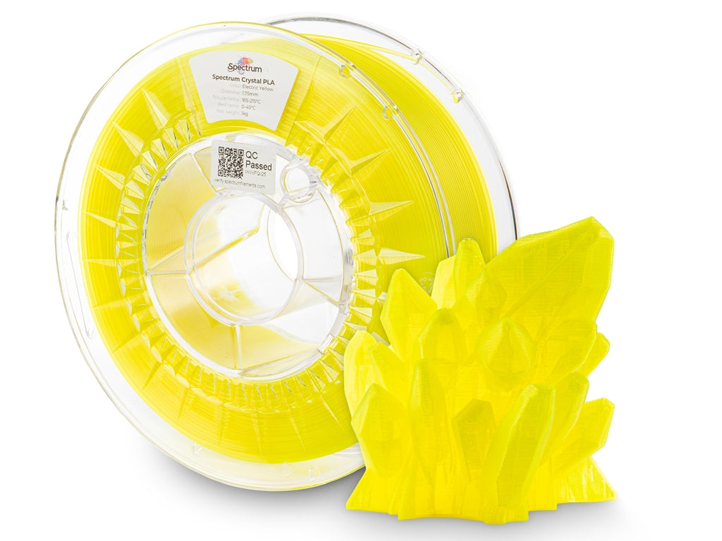 Spectrum Filaments - Electric Yellow Crystal PLA - 1kg