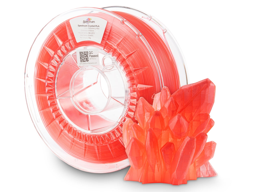 Spectrum Filaments - Raspberry Red Crystal PLA 1.75mm - 1kg