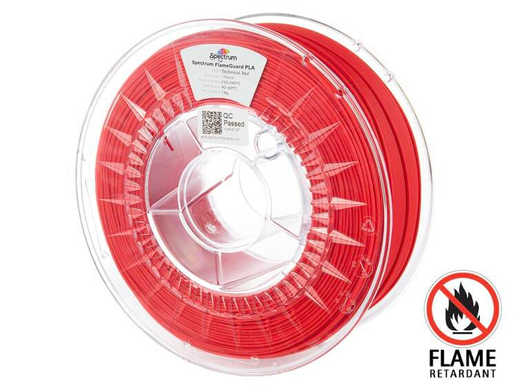 Spectrum Filaments - FlameGuard Technical Red PLA - 1kg