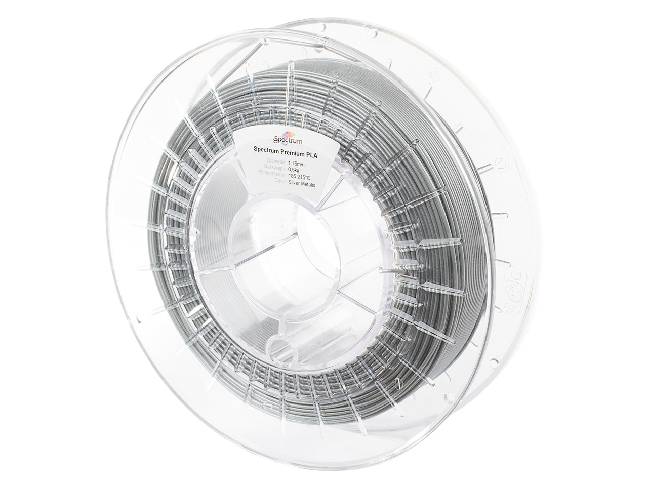 Spectrum Filaments - Silver Metallic Glitter Metal Fill PLA - 0.5kg