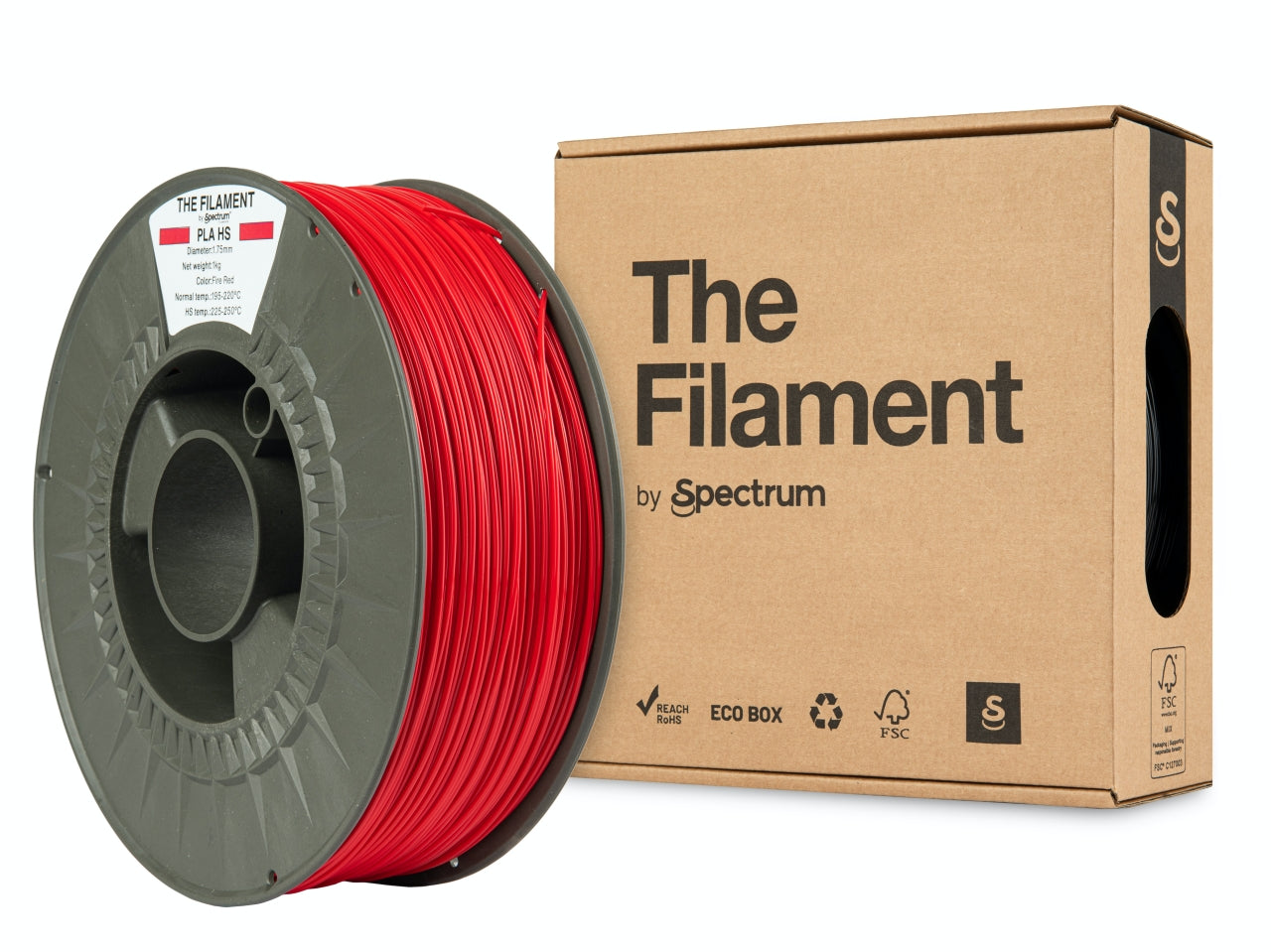 Spectrum Filaments - Fire Red High Speed PLA - 1kg