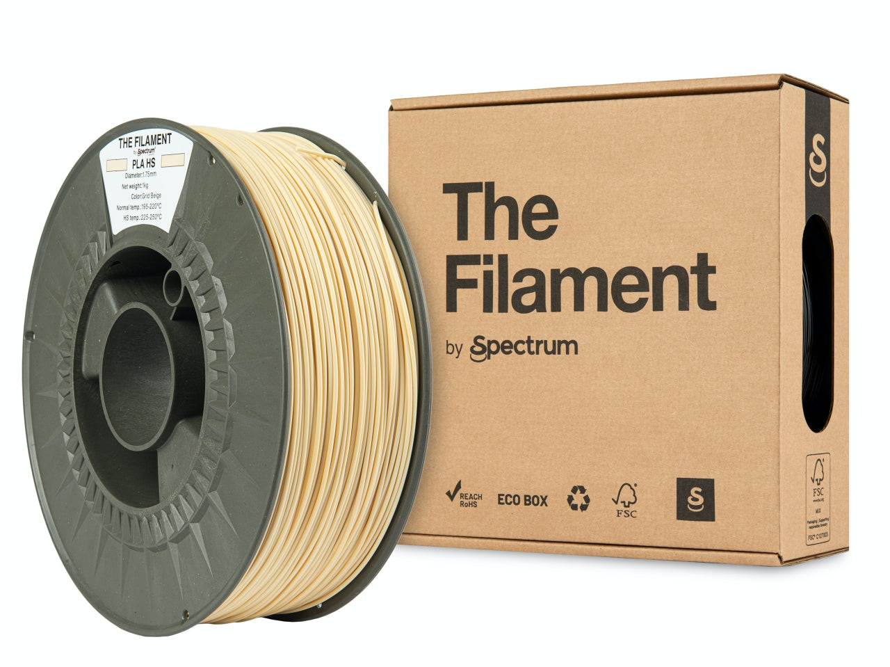 Spectrum Filaments - Grid Beige High Speed PLA - 1kg