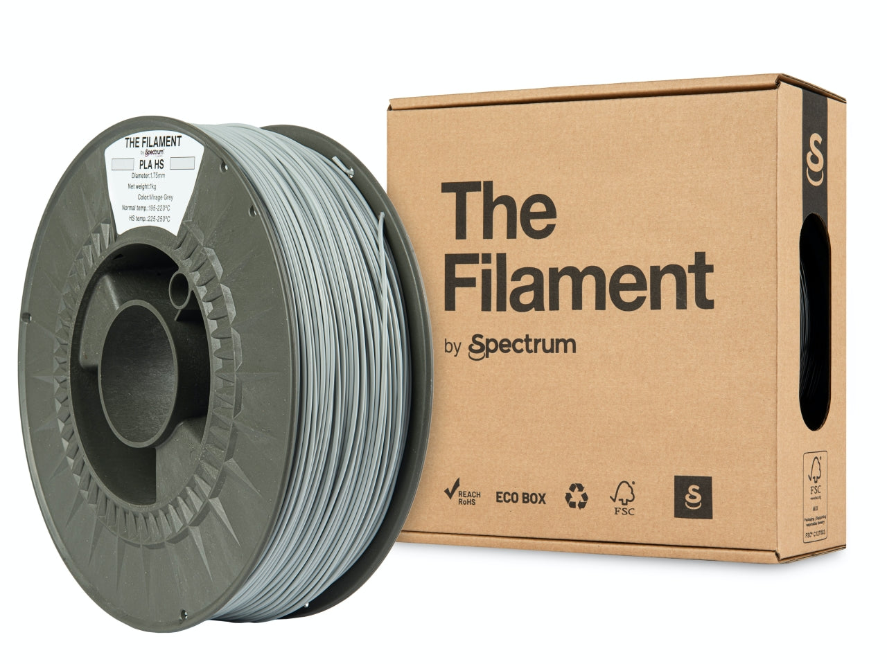 Spectrum Filaments - Mirage Grey High Speed PLA - 1kg