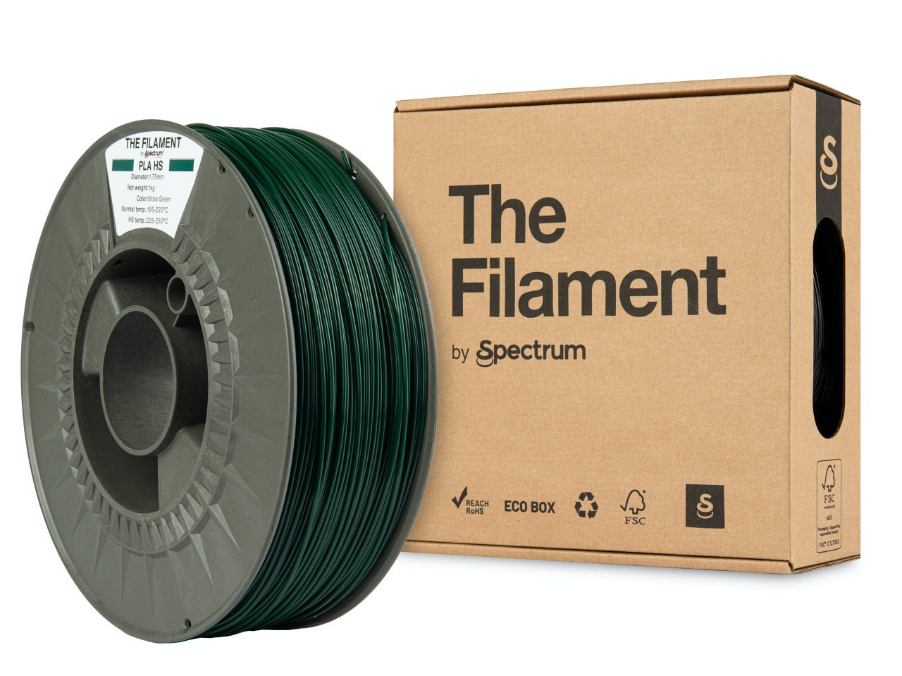 Spectrum Filaments - Moss Green High Speed PLA 1.75mm - 1kg