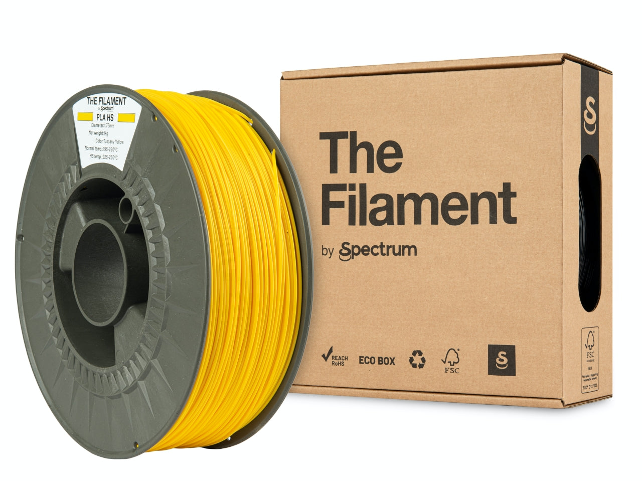Spectrum Filaments - Tuscany Yellow High Speed PLA - 1kg