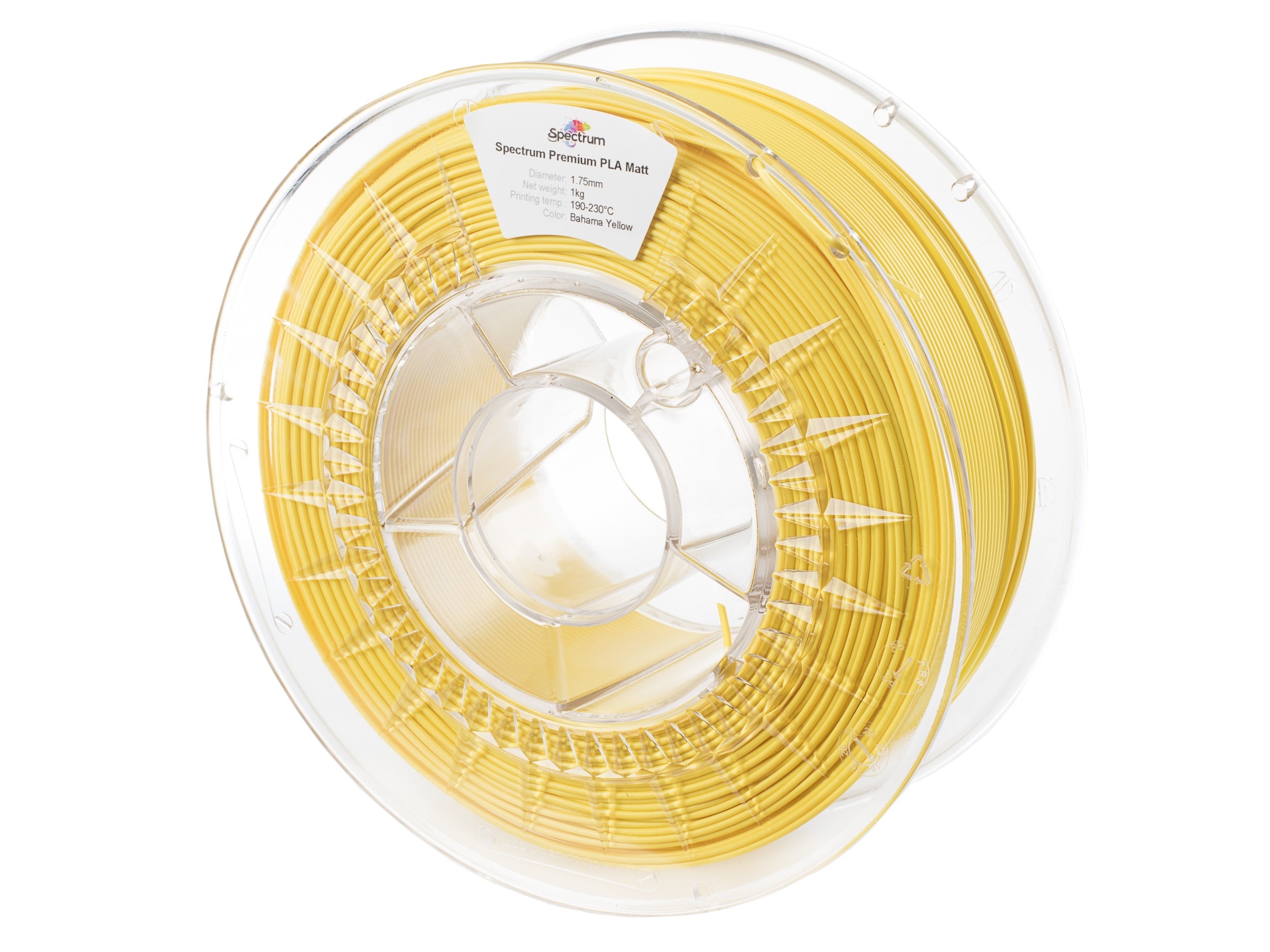 Spectrum Filaments - Bahama Yellow Matte PLA - 1kg