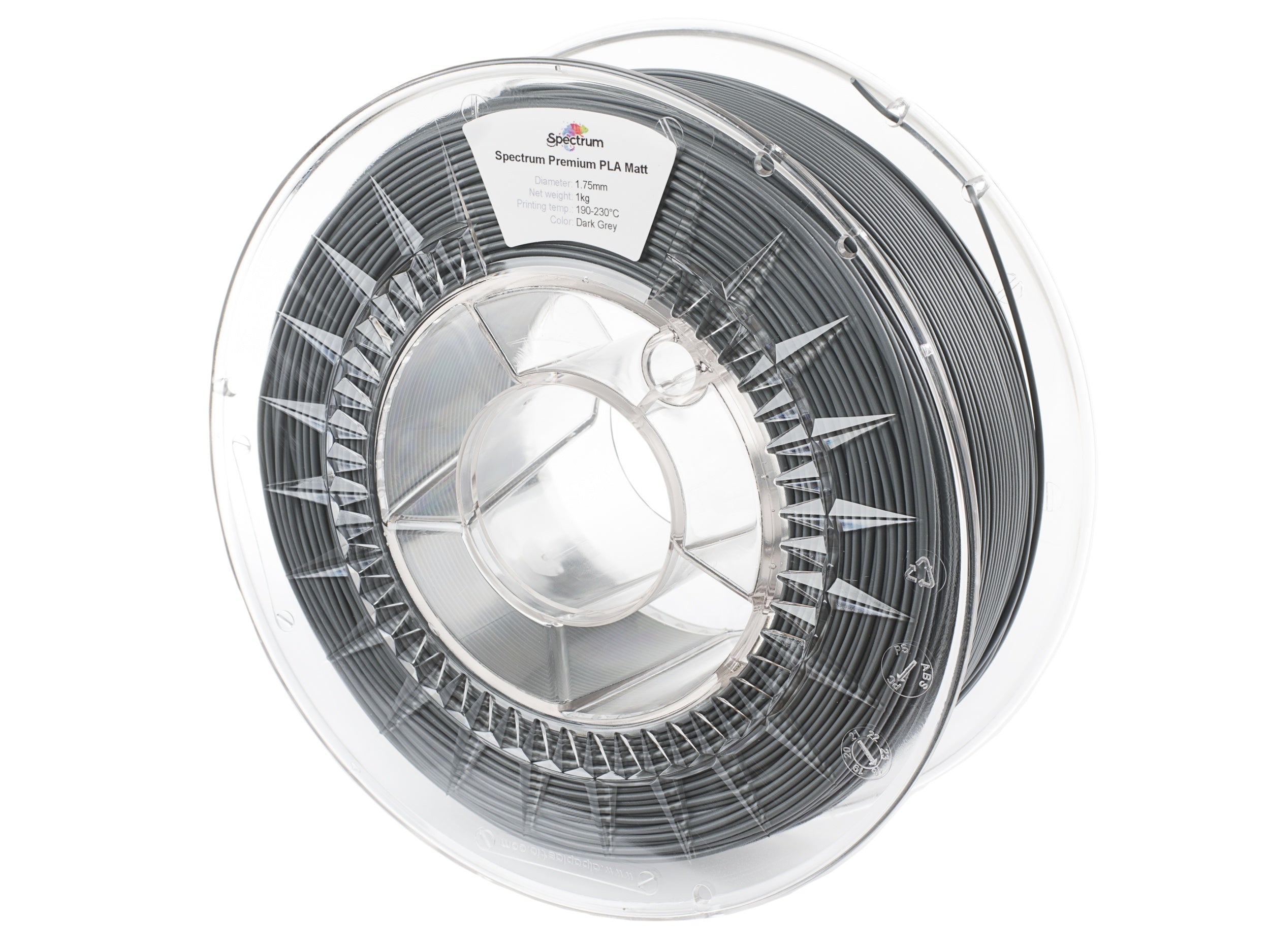 Spectrum Filaments - Dark Grey Matte PLA - 1kg