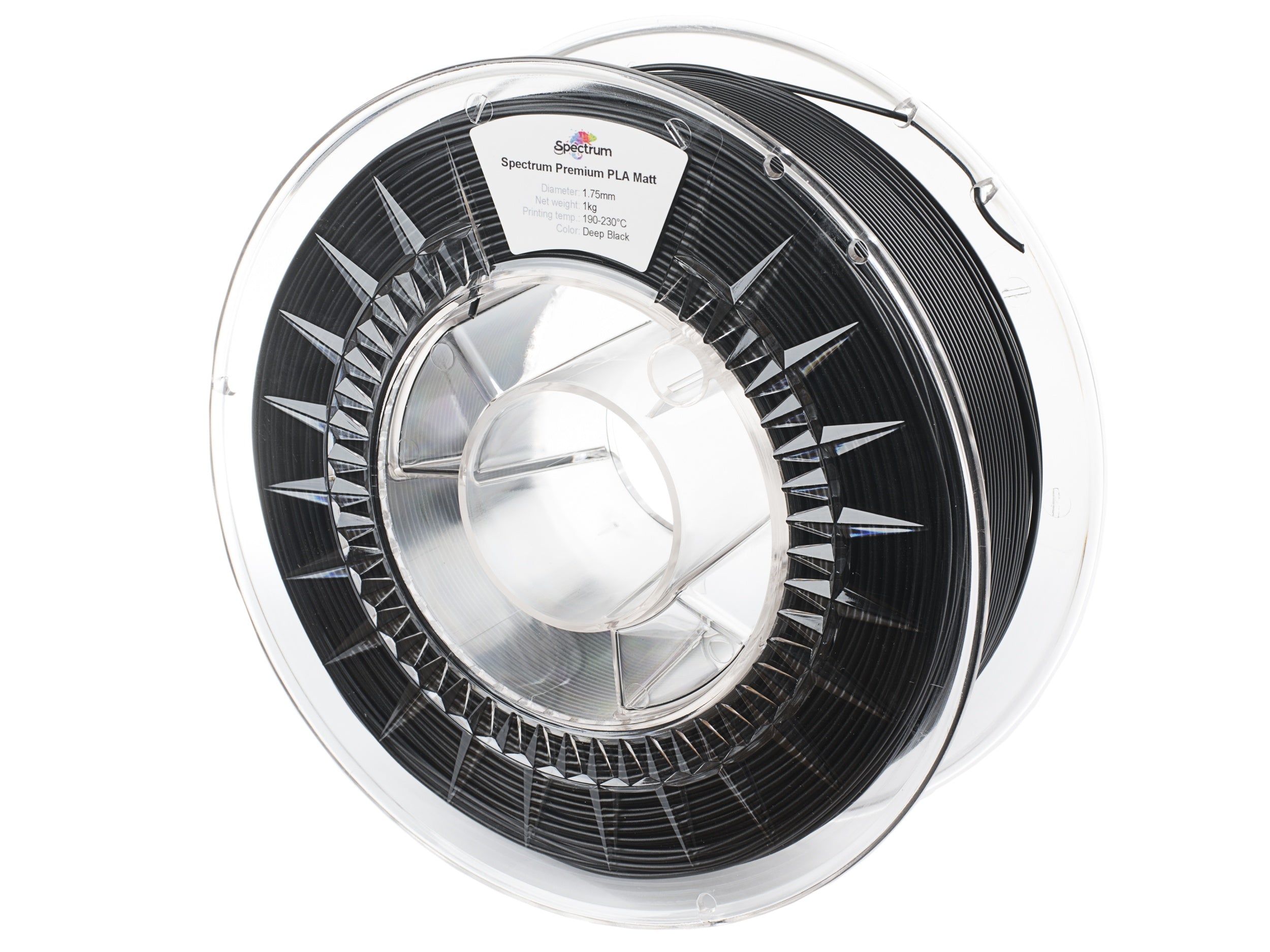 Spectrum Filaments - Deep Black Matte PLA 1.75mm - 1kg