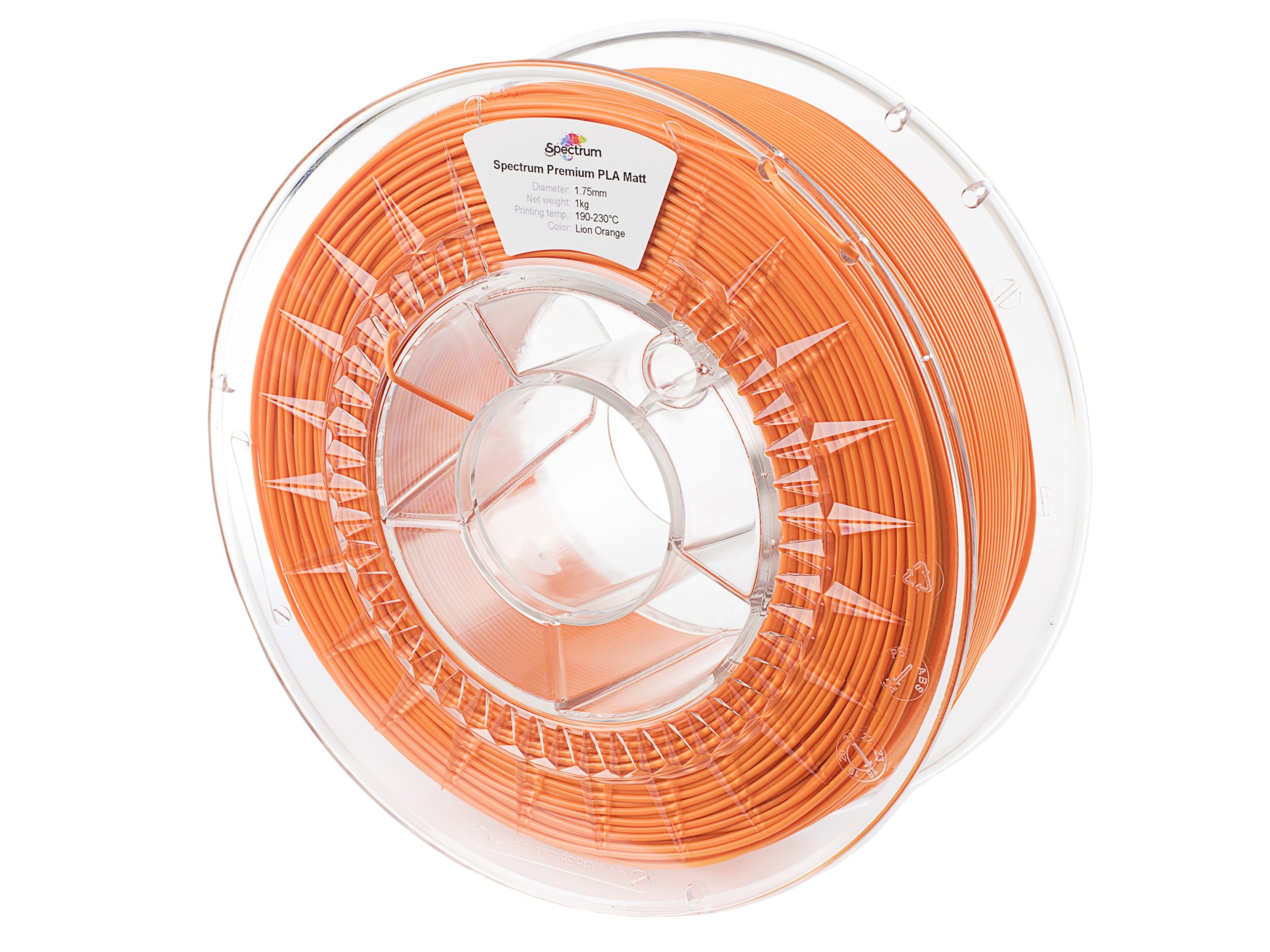 Spectrum Filaments - Lion Orange Matte PLA 1.75mm - 1kg