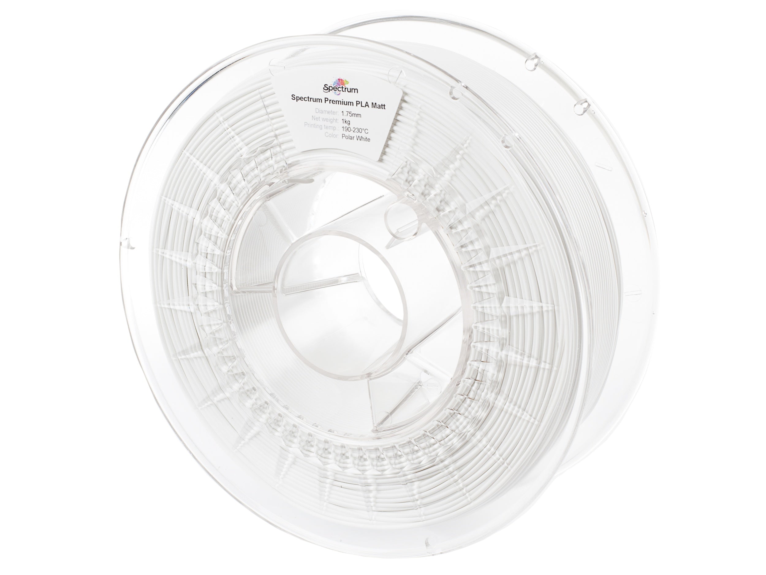 Spectrum Filaments - Polar White Matte PLA 1.75mm - 1kg
