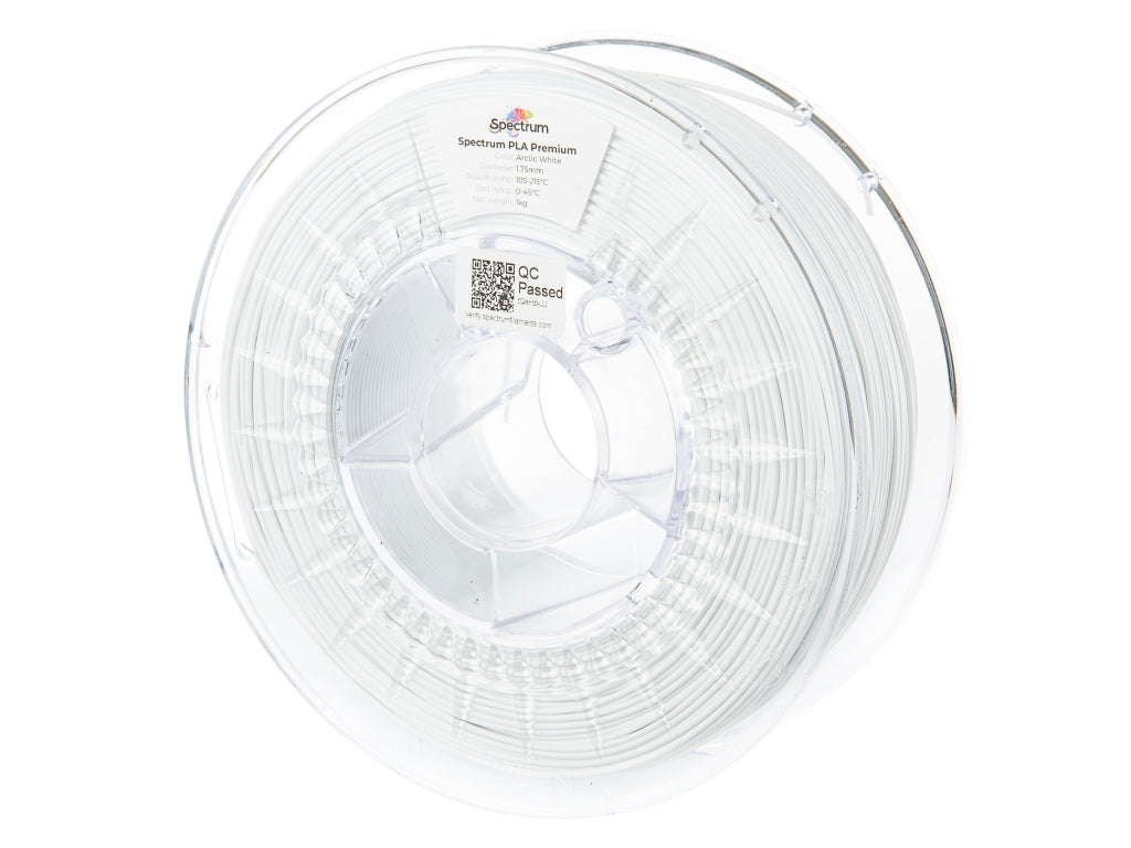 Spectrum Filaments - Premium Arctic White PLA - 1kg