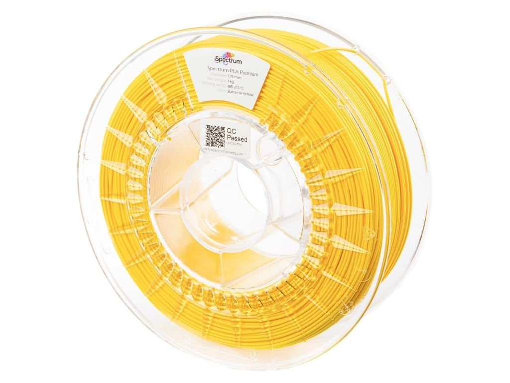 Spectrum Filaments - Premium Bahama Yellow PLA - 1kg