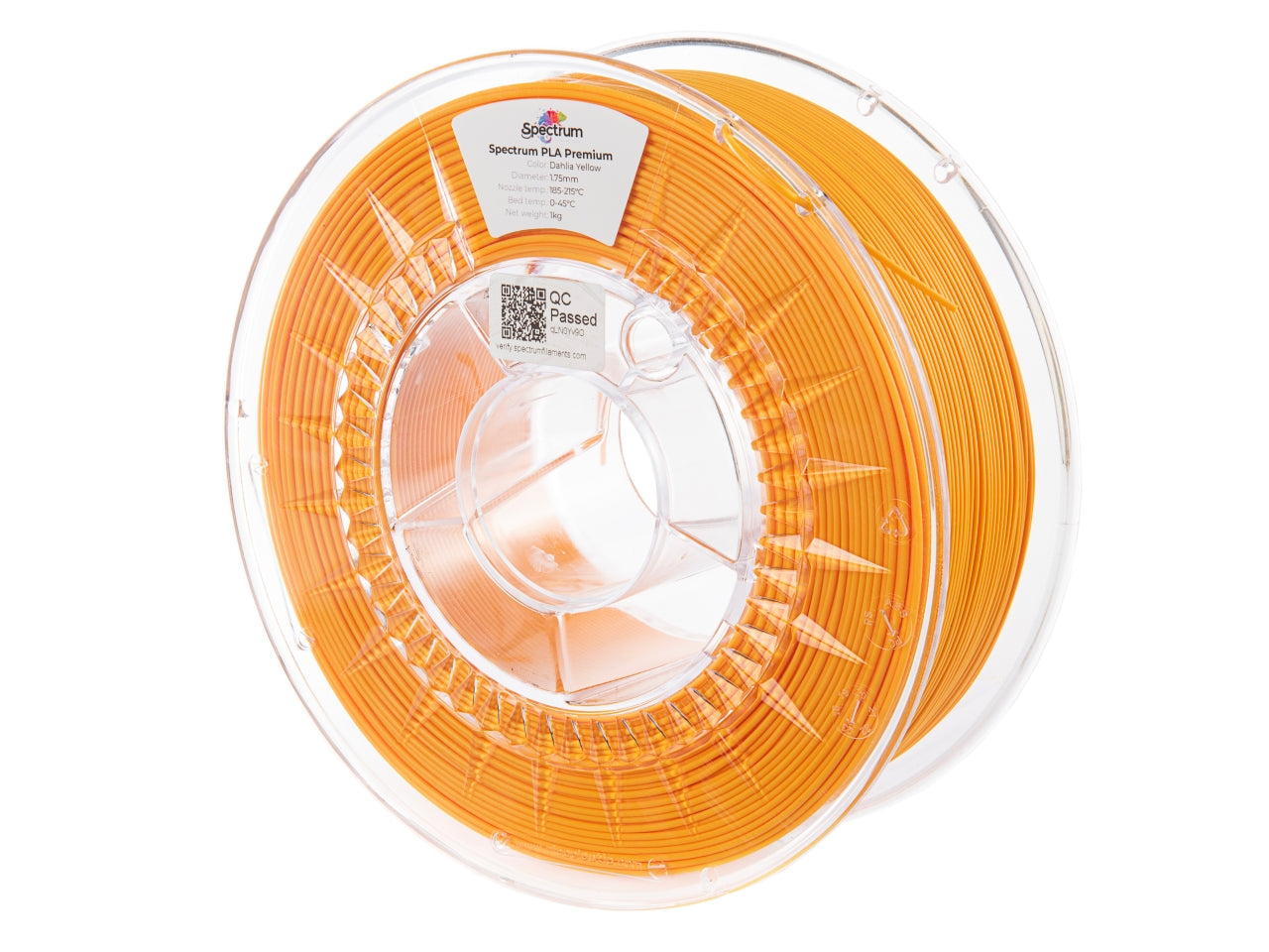 Spectrum Filaments - Premium Dahlia Yellow PLA - 1kg
