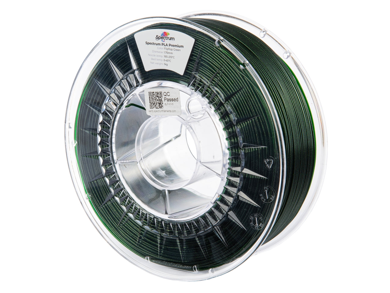 Spectrum Filaments - Premium Flipflop Green PLA - 1kg