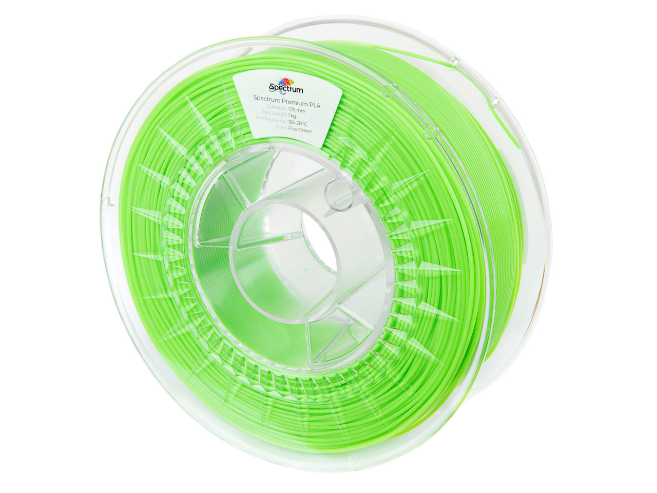 Spectrum Filaments - Premium Green Fluorescent PLA 1.75mm - 1kg
