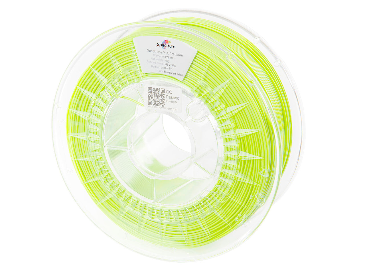 Spectrum Filaments - Premium Yellow Fluorescent PLA 1.75mm - 1kg