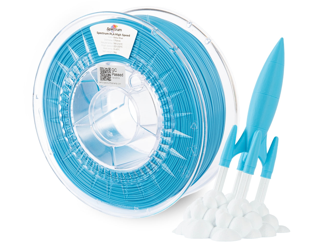 Spectrum Filaments - Premium Baby Blue High Speed PLA - 1kg