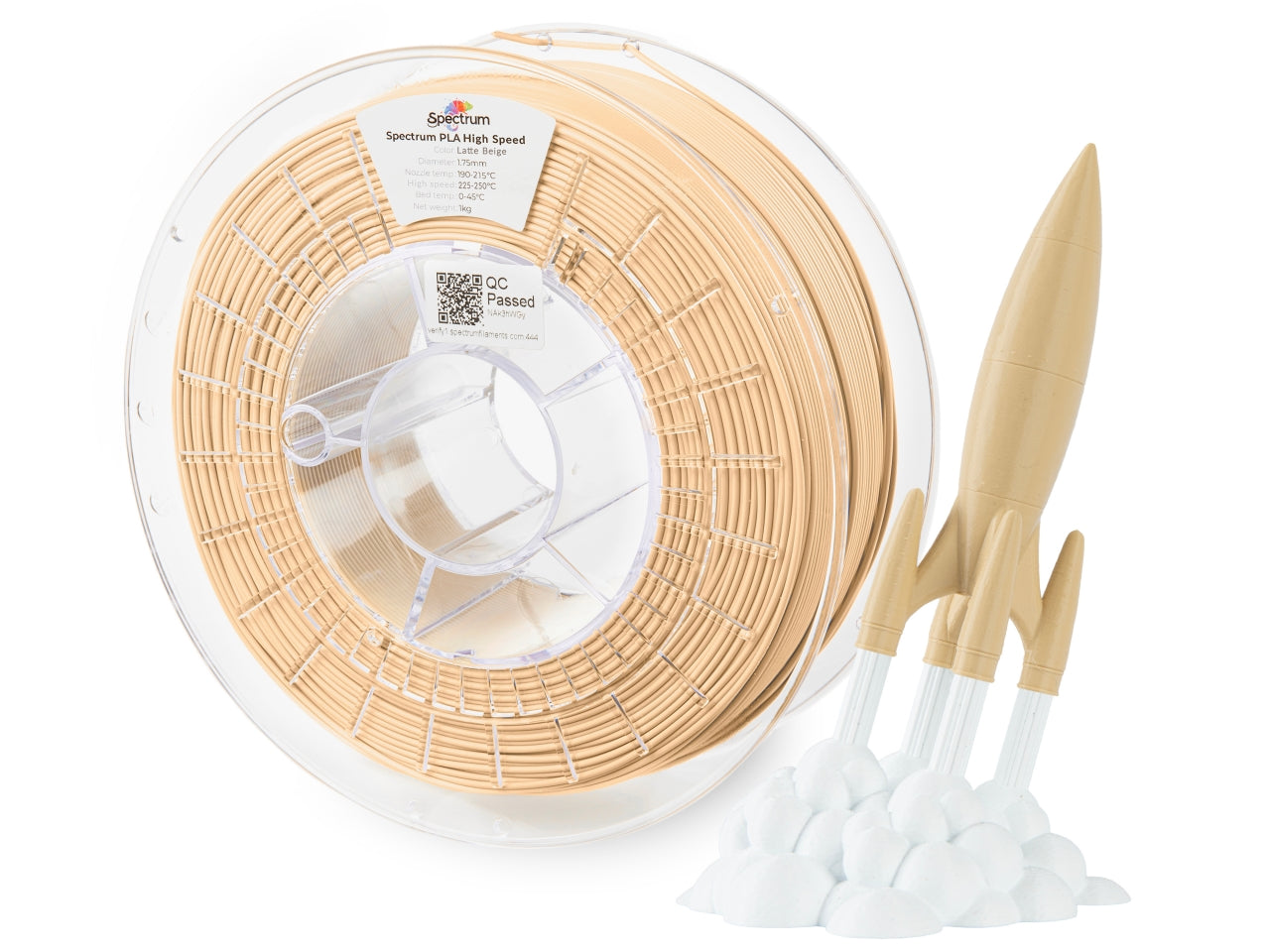 Spectrum Filaments - Premium Latte Beige High Speed PLA - 1kg