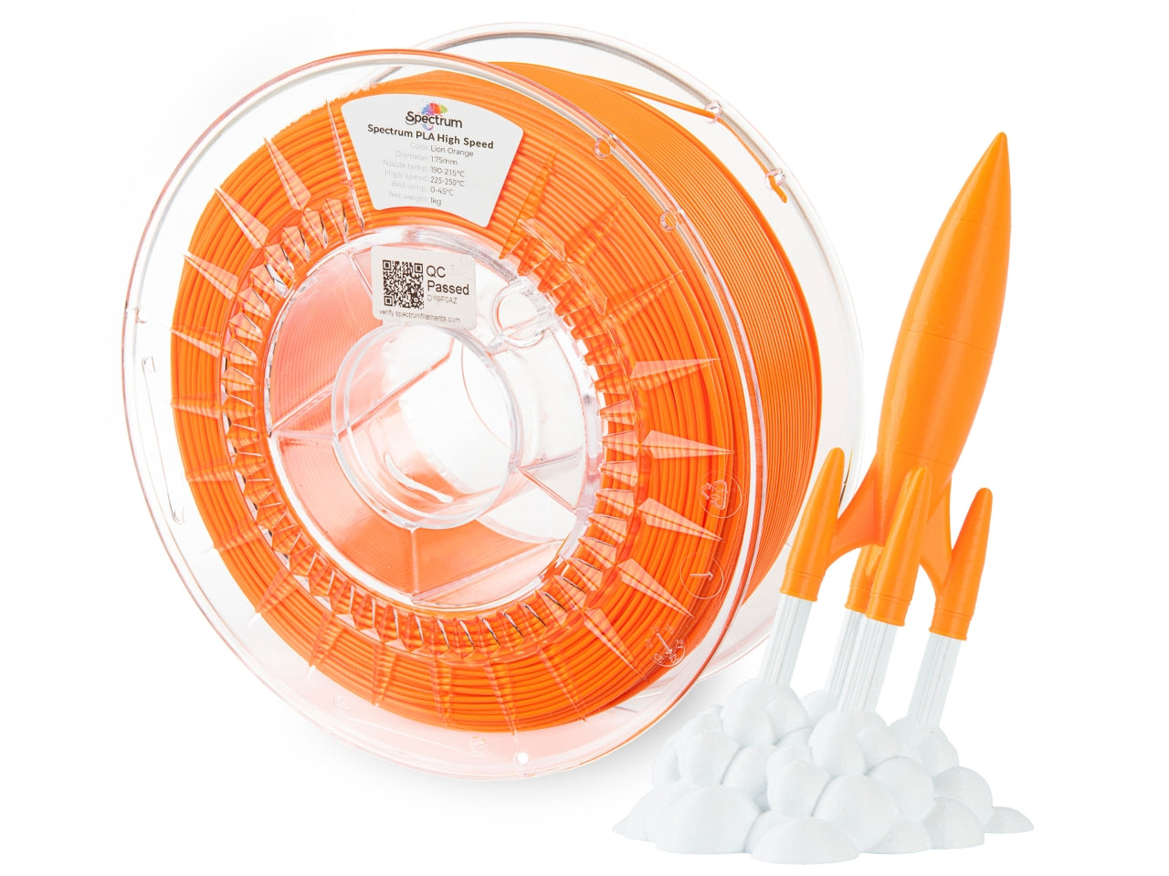 Spectrum Filaments - Premium Lion Orange High Speed PLA - 1kg