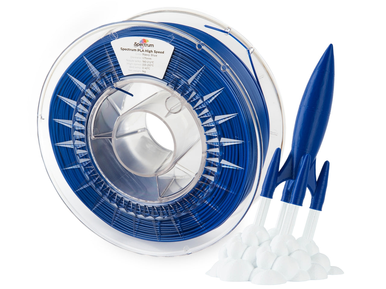 Spectrum Filaments - Premium Navy Blue High Speed PLA - 1kg