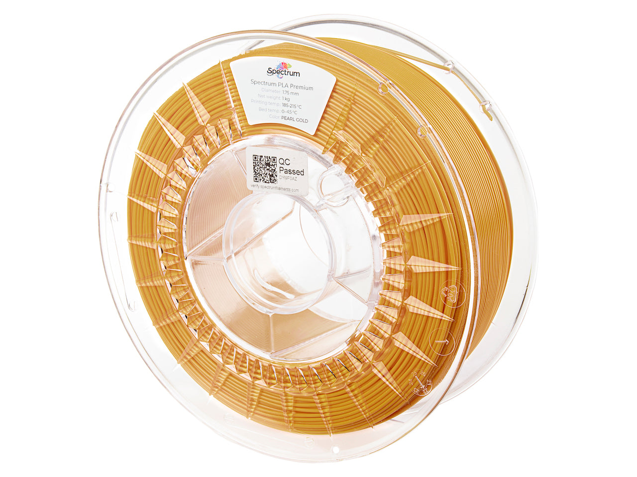 Spectrum Filaments - Premium Gold Pearl PLA - 1kg