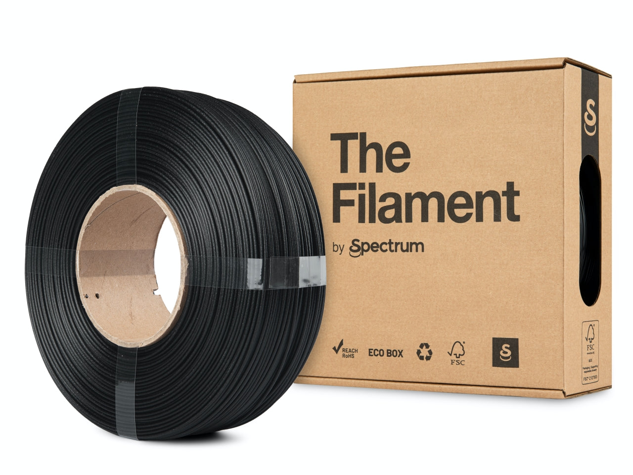 Spectrum Filaments - Refill Black Carbon Fiber PLA - 1kg