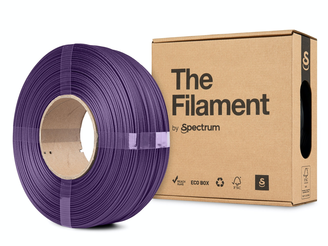Spectrum Filaments - Refill Purple Carbon Fiber PLA - 1kg