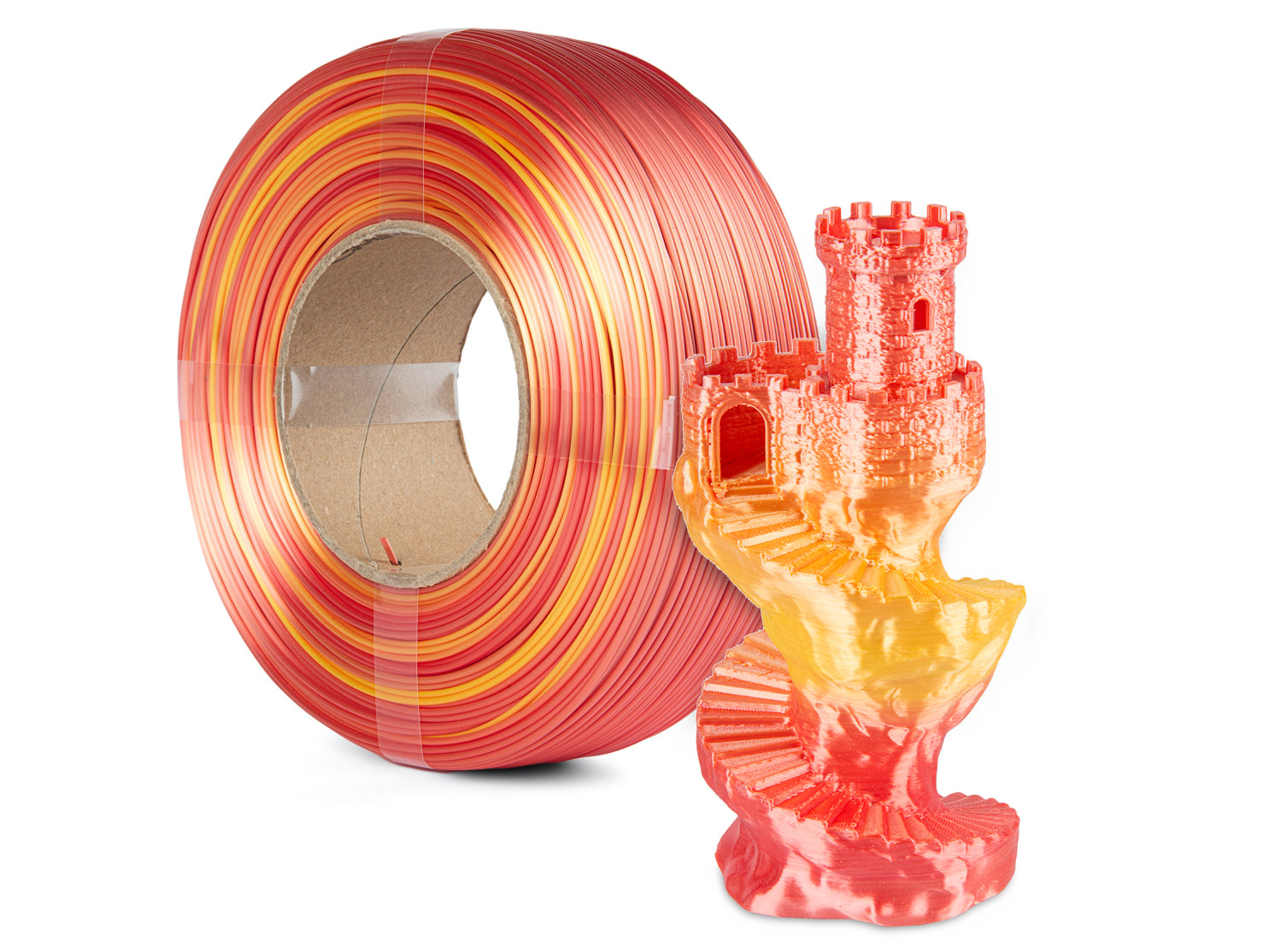 Spectrum Filaments - Refill Fire Red Gradient Silk PLA - 1kg