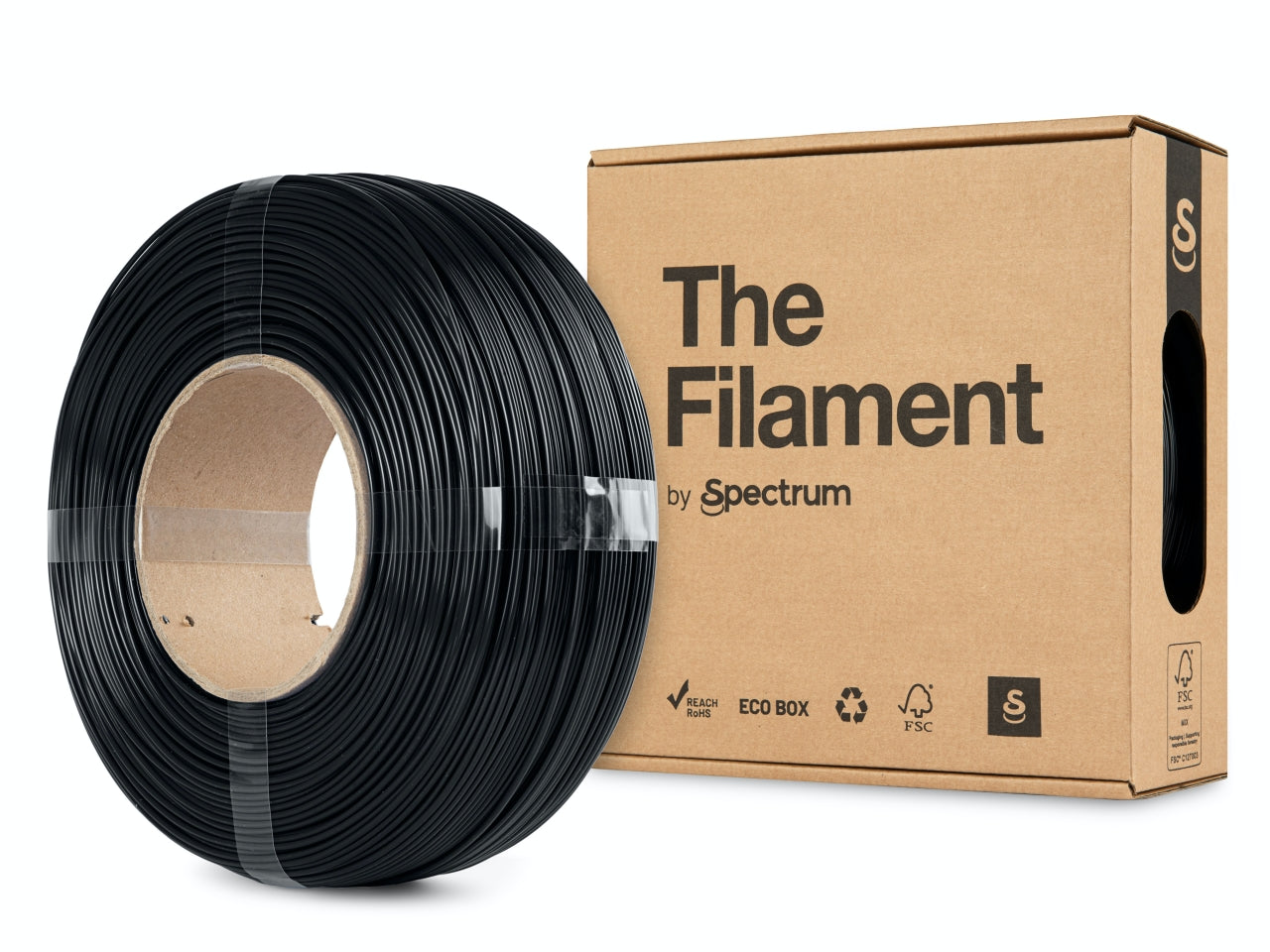 Spectrum Filaments - Refill Midnight Black PLA - 1kg