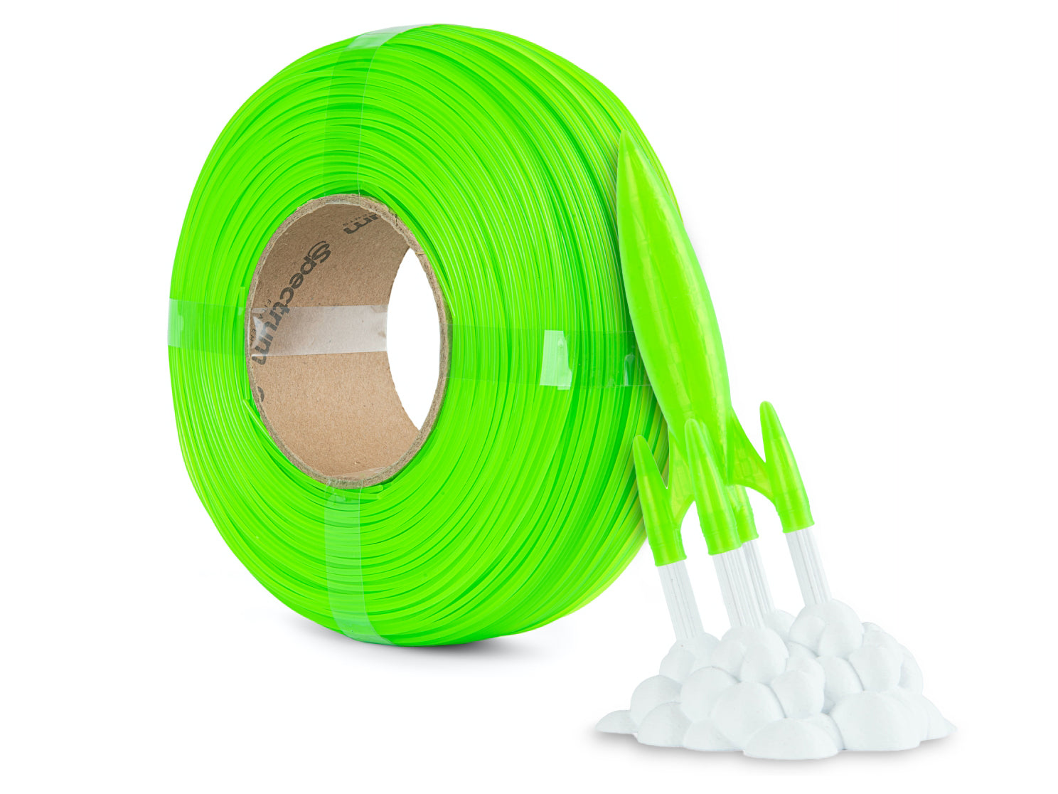 Spectrum Filaments - Refill Premium Green Uv Fluorescent High Speed PLA - 1kg