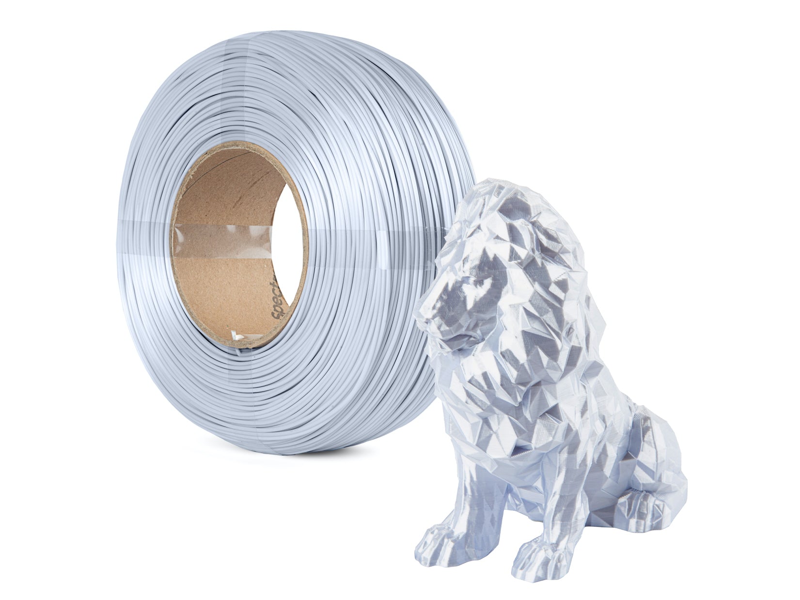 Spectrum Filaments - Refill Aluminium Silver Silk PLA 1.75mm - 1kg