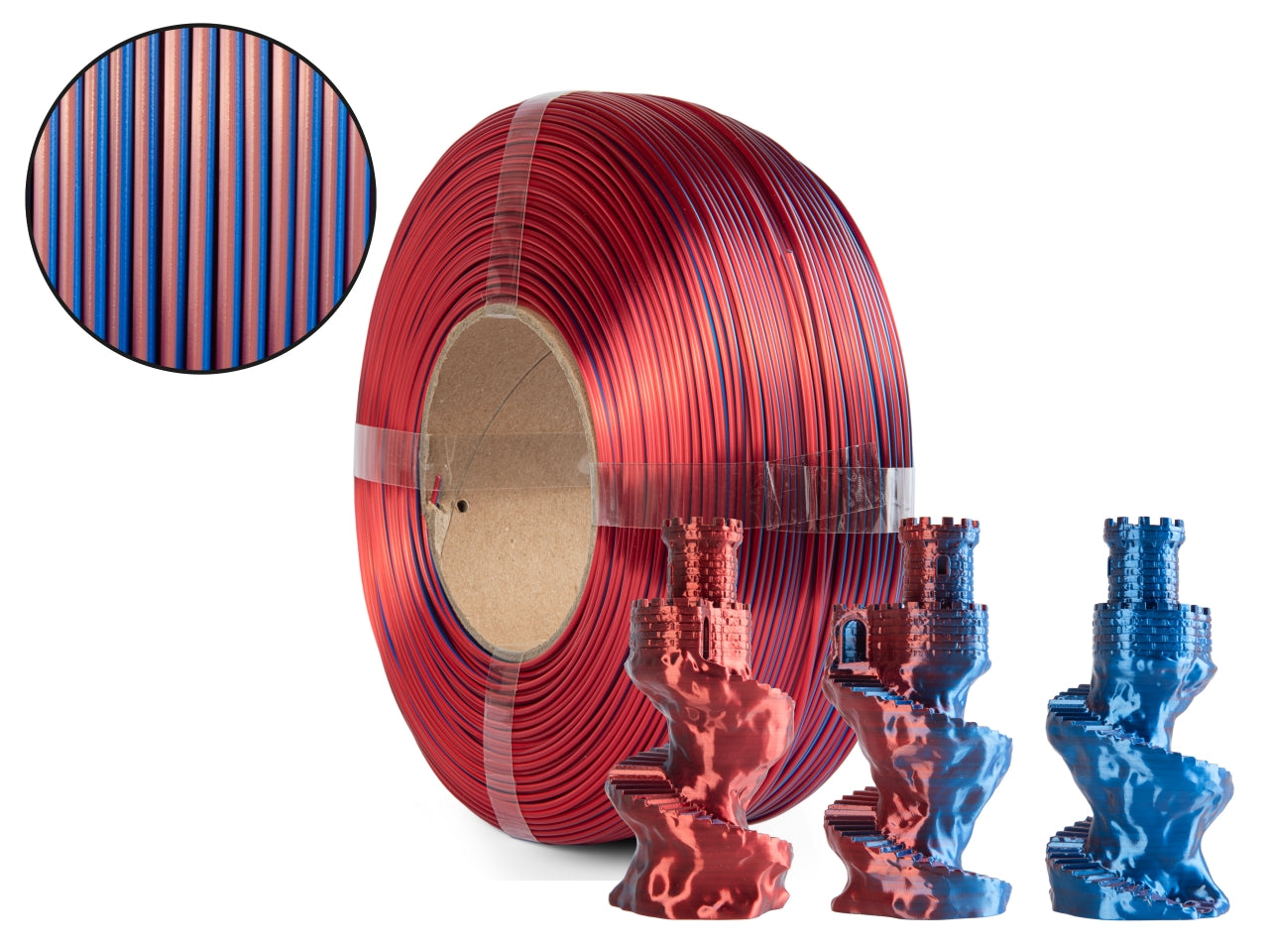 Spectrum Filaments - Refill Fire & Ice Silk PLA - 1kg