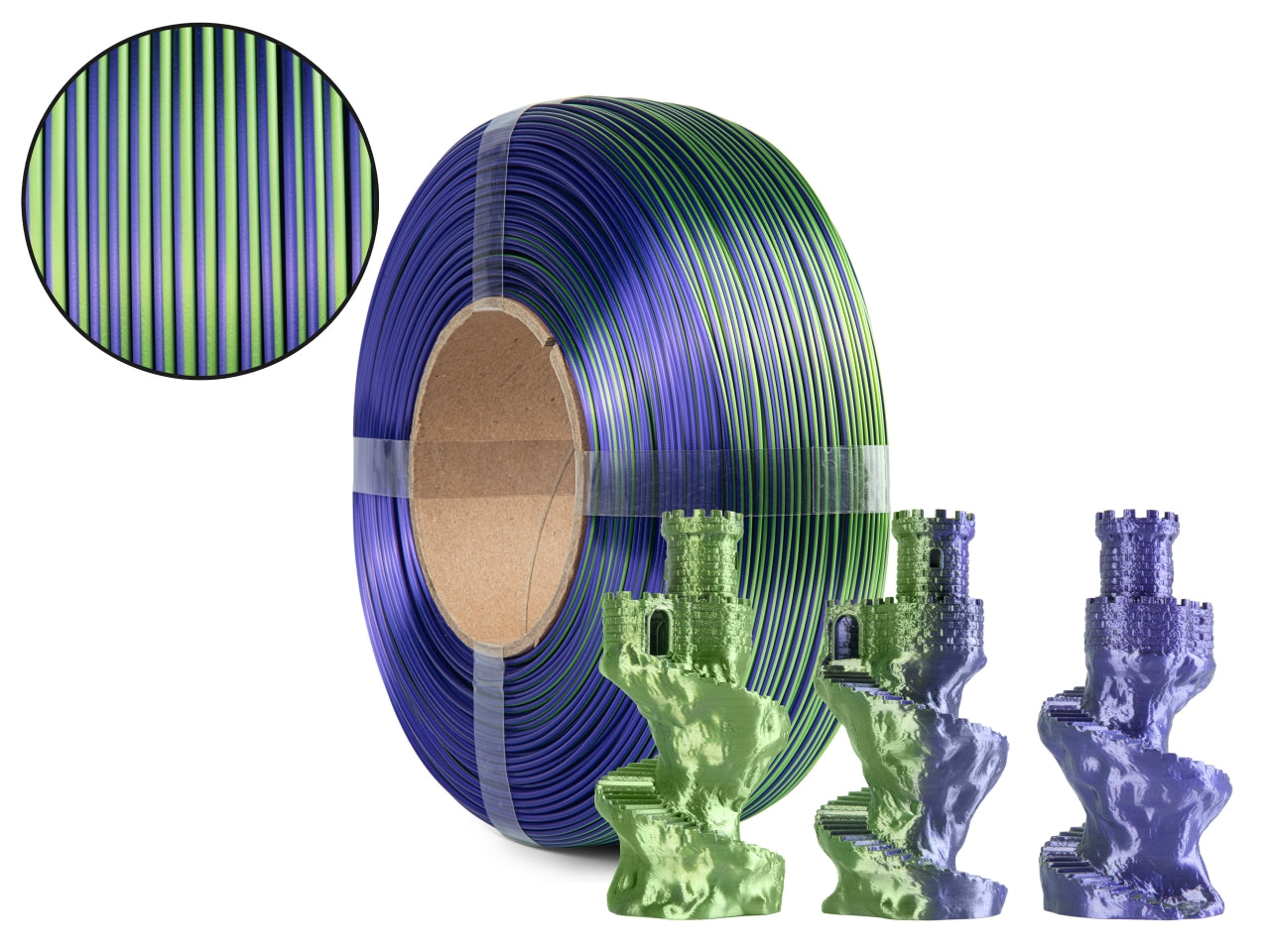 Spectrum Filaments - Refill Vivid Lavender Silk PLA - 1kg