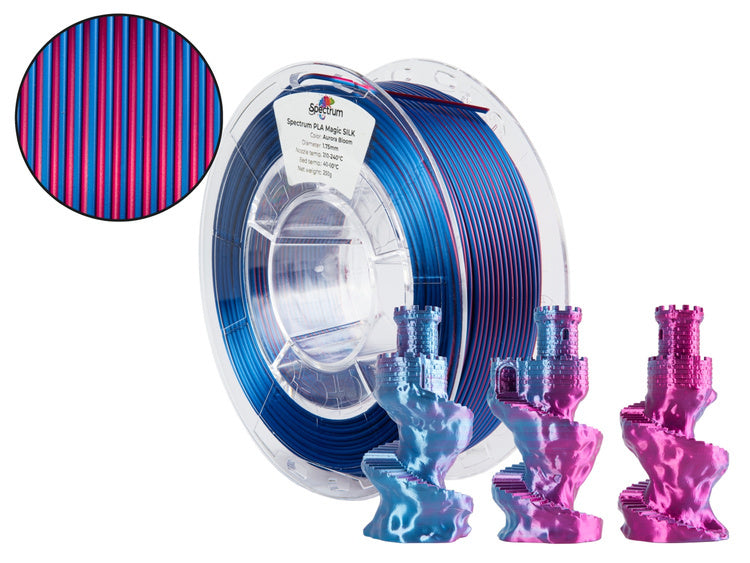 Spectrum Filaments - Aurora Bloom Silk PLA - 0.25kg