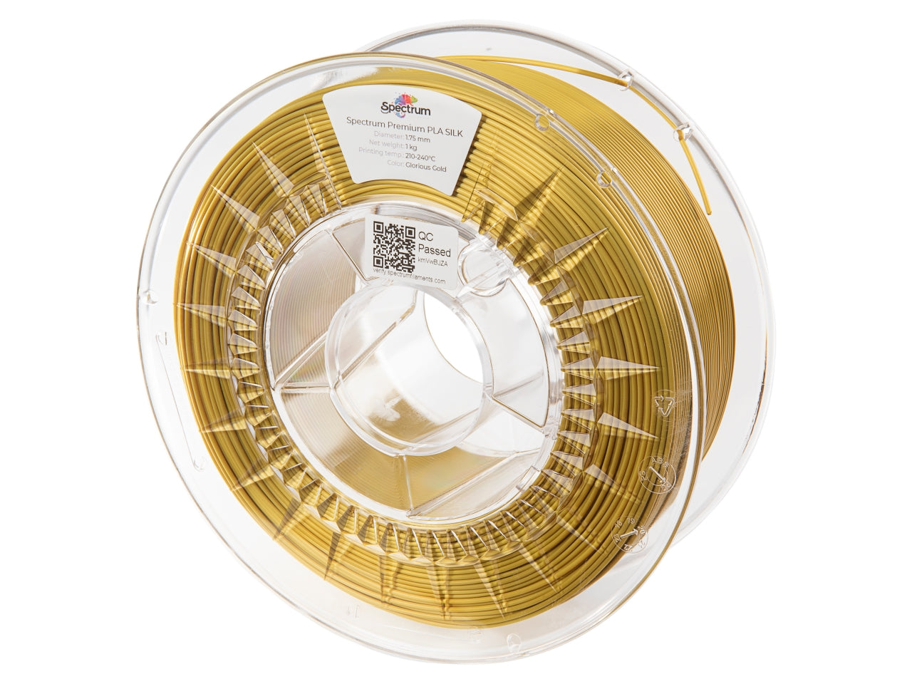 Spectrum Filaments - Glorious Gold Silk PLA 1.75mm - 1kg