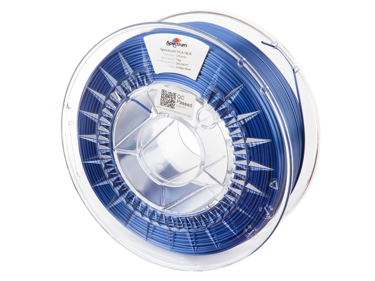 Spectrum Filaments - Indigo Blue Silk PLA 1.75mm - 1kg