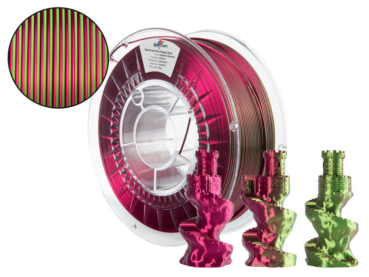 Spectrum Filaments - Magenta Blossom Silk PLA - 1kg