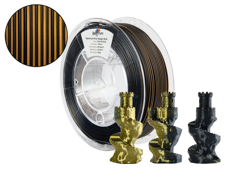 Spectrum Filaments - Solar Eclipse Silk PLA - 0.25kg