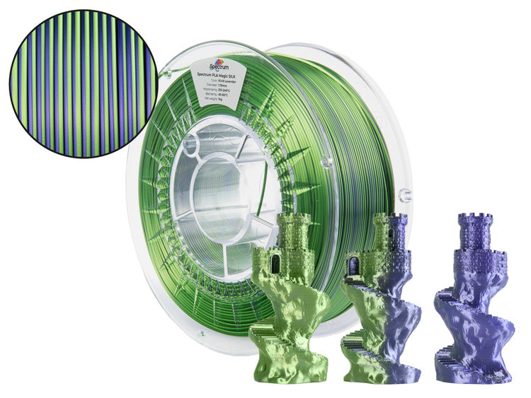 Spectrum Filaments - Vivid Lavender Silk PLA - 1kg