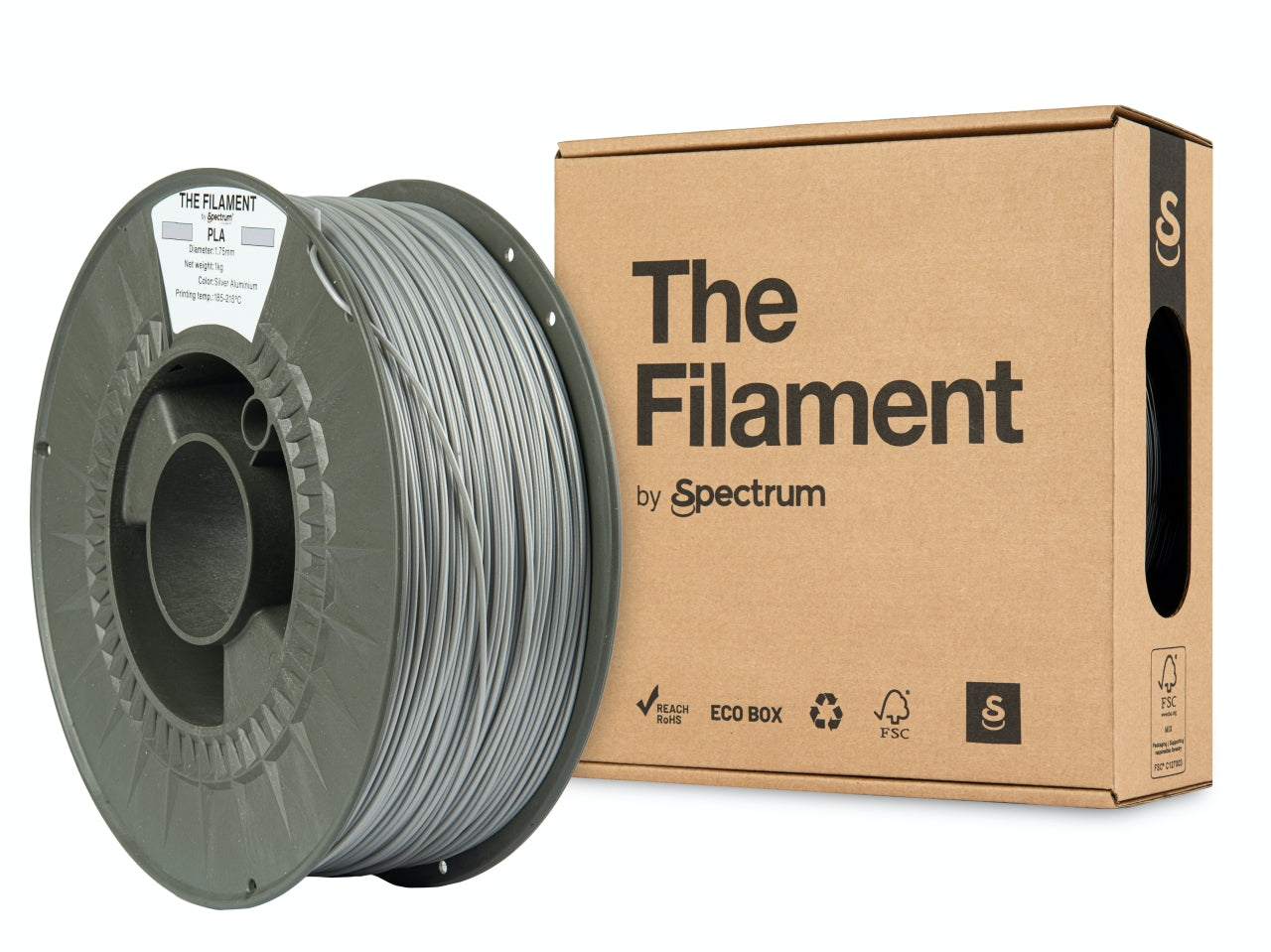 Spectrum Filaments - Silver Aluminium PLA - 1kg