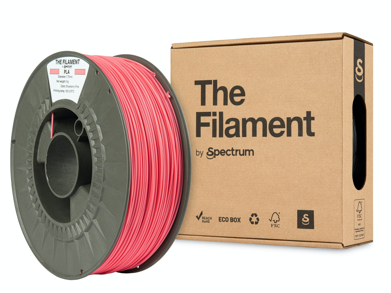 Spectrum Filaments - Strawberry Pink PLA 1.75mm - 1kg