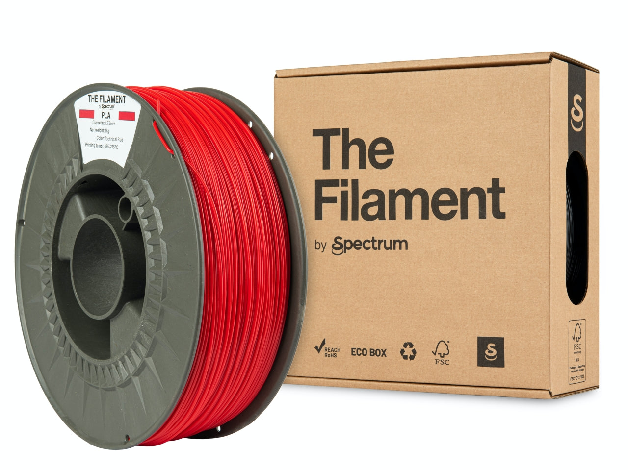Spectrum Filaments - Technical Red PLA - 1kg