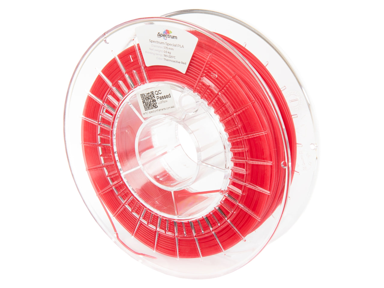 Spectrum Filaments - Thermoactive Red PLA - 0.5kg