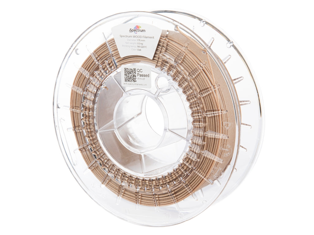 Spectrum Filaments - Oak Wood Fill PLA - 0.5kg