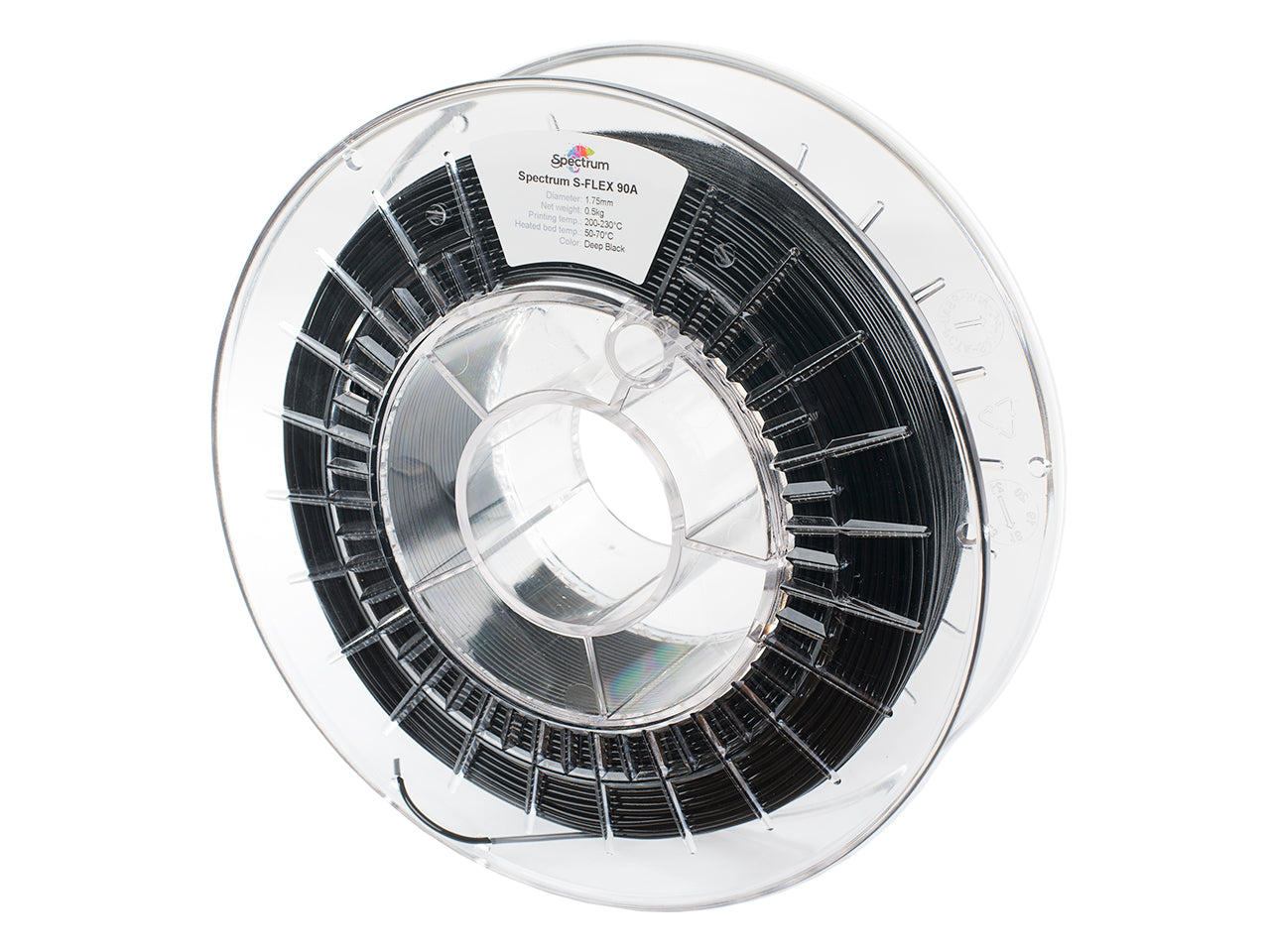 Spectrum Filaments - Deep Black 90A TPU - 0.5kg