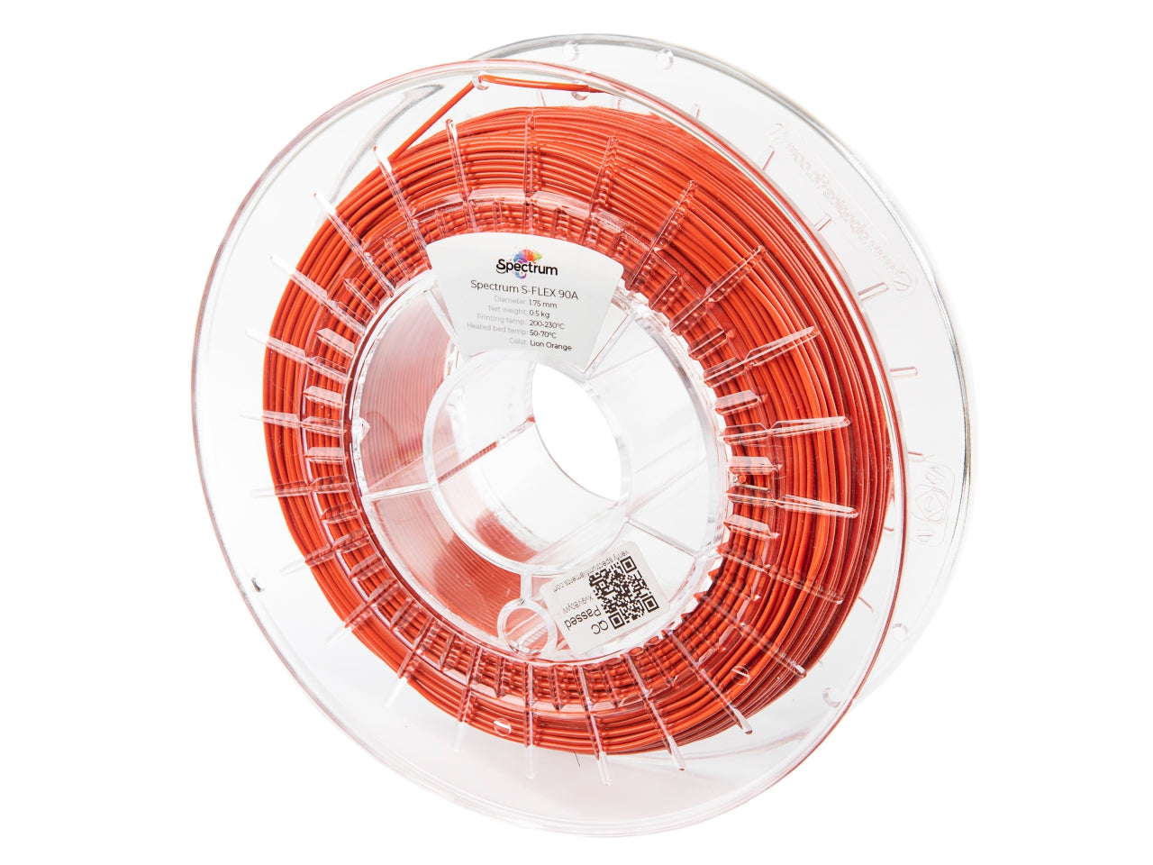 Spectrum Filaments - Lion Orange 90A TPU - 0.5kg