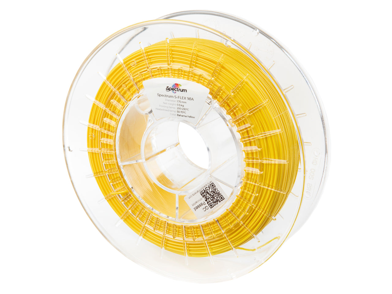 Spectrum Filaments - Bahama Yellow 98A TPU 1.75mm - 0.5kg