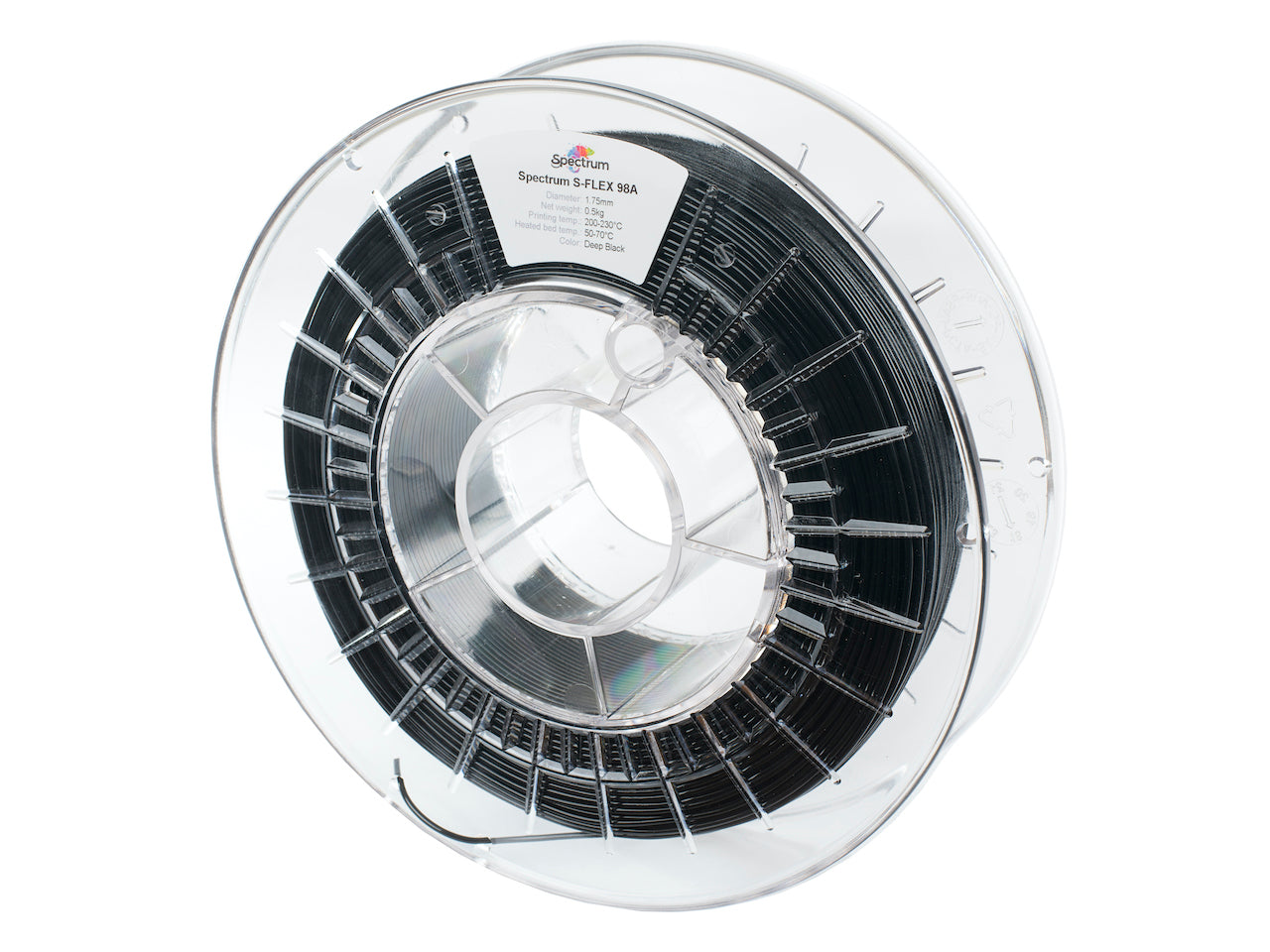 Spectrum Filaments - Deep Black 98A TPU - 0.5kg